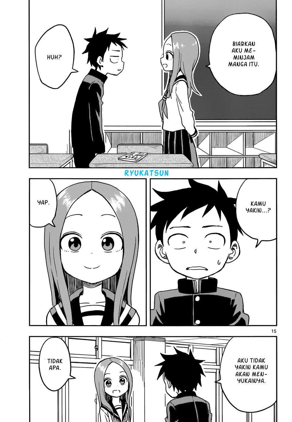 Karakai Jouzu no Takagi-san Chapter 104 Gambar 16