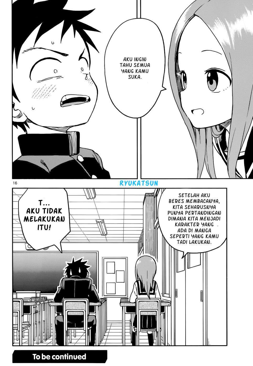 Karakai Jouzu no Takagi-san Chapter 104 Gambar 17