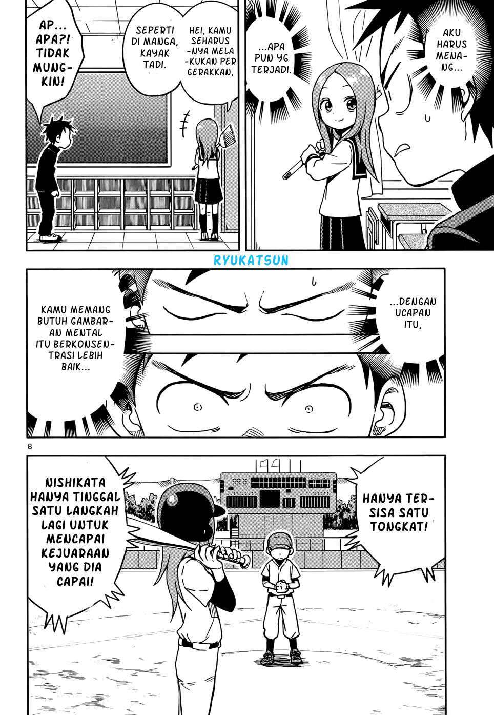 Karakai Jouzu no Takagi-san Chapter 104 Gambar 9