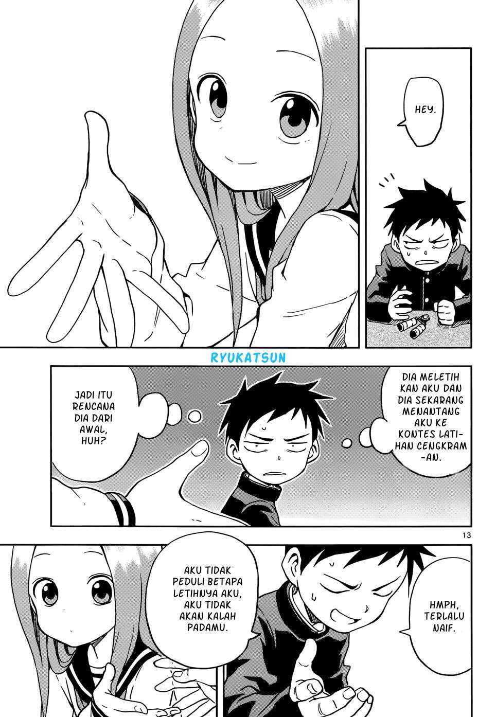 Karakai Jouzu no Takagi-san Chapter 103 Gambar 14