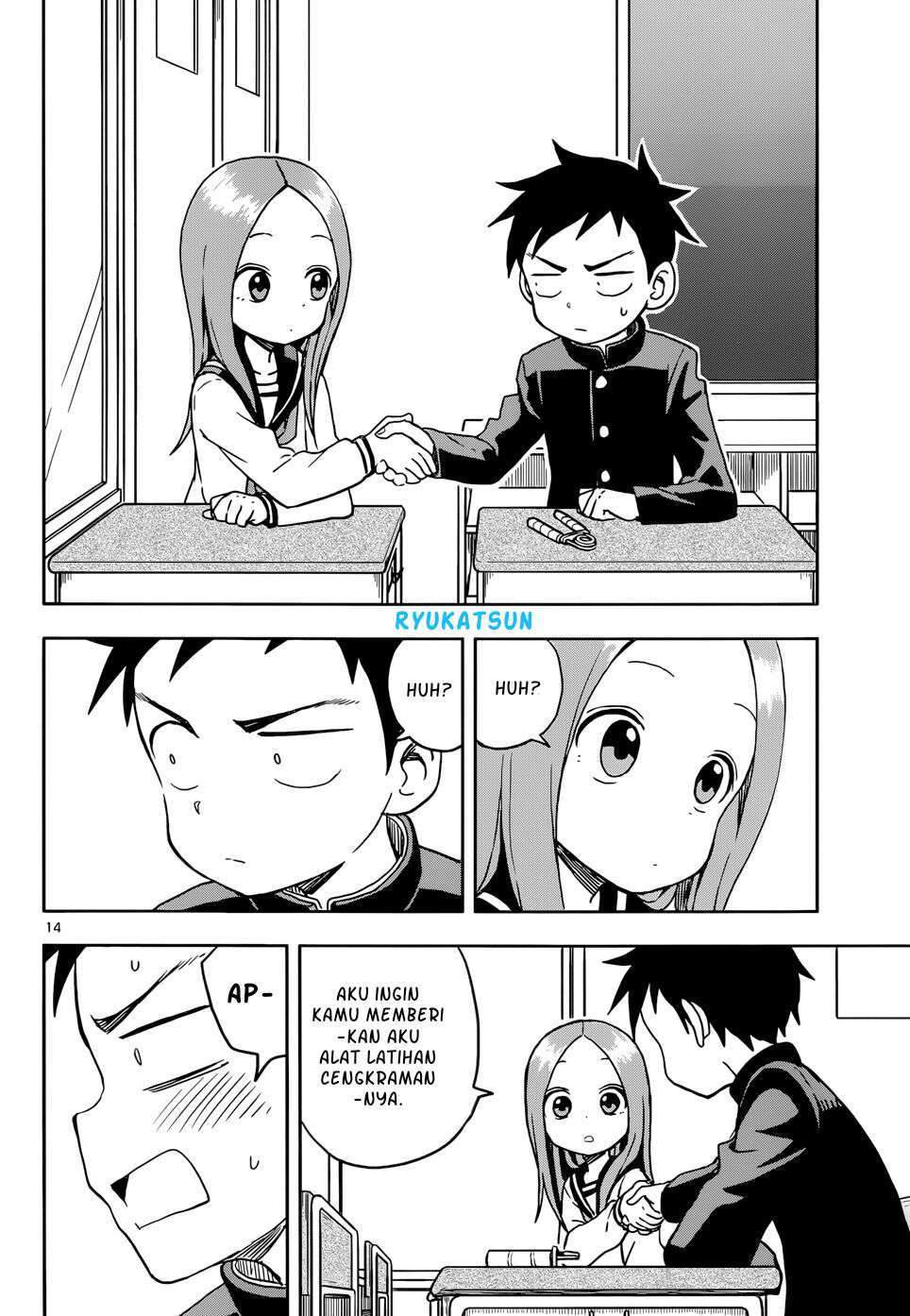 Karakai Jouzu no Takagi-san Chapter 103 Gambar 15