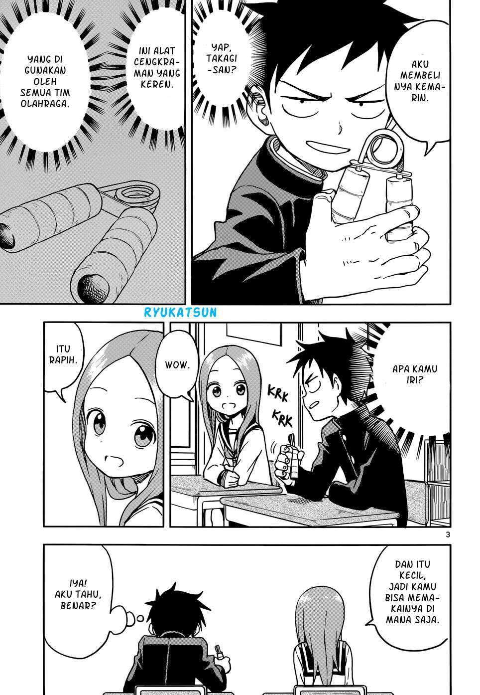 Karakai Jouzu no Takagi-san Chapter 103 Gambar 4