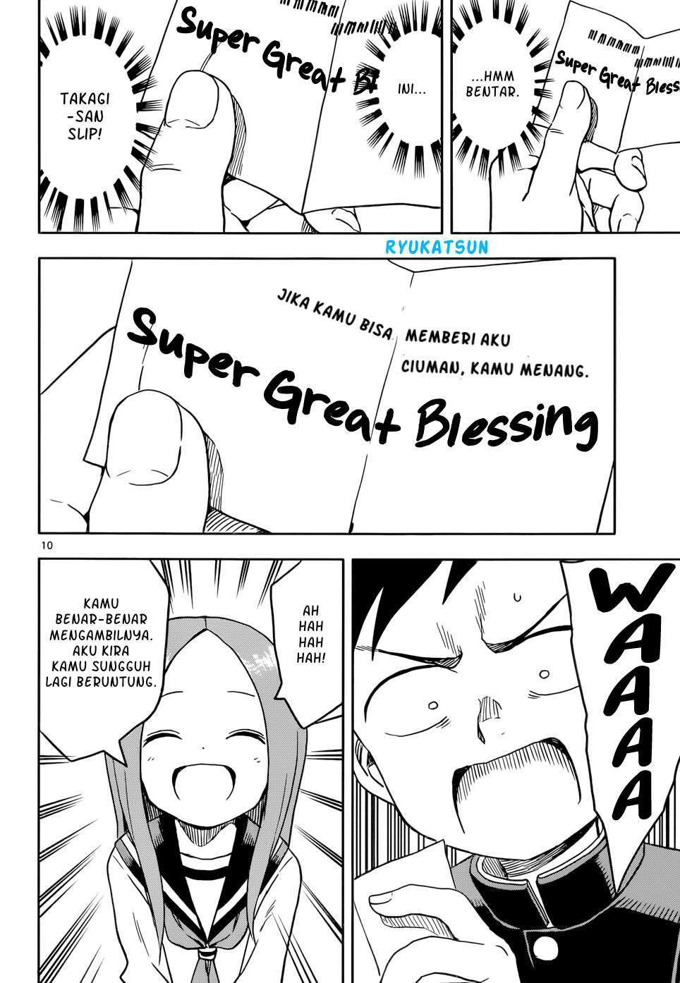 Karakai Jouzu no Takagi-san Chapter 102 Gambar 11