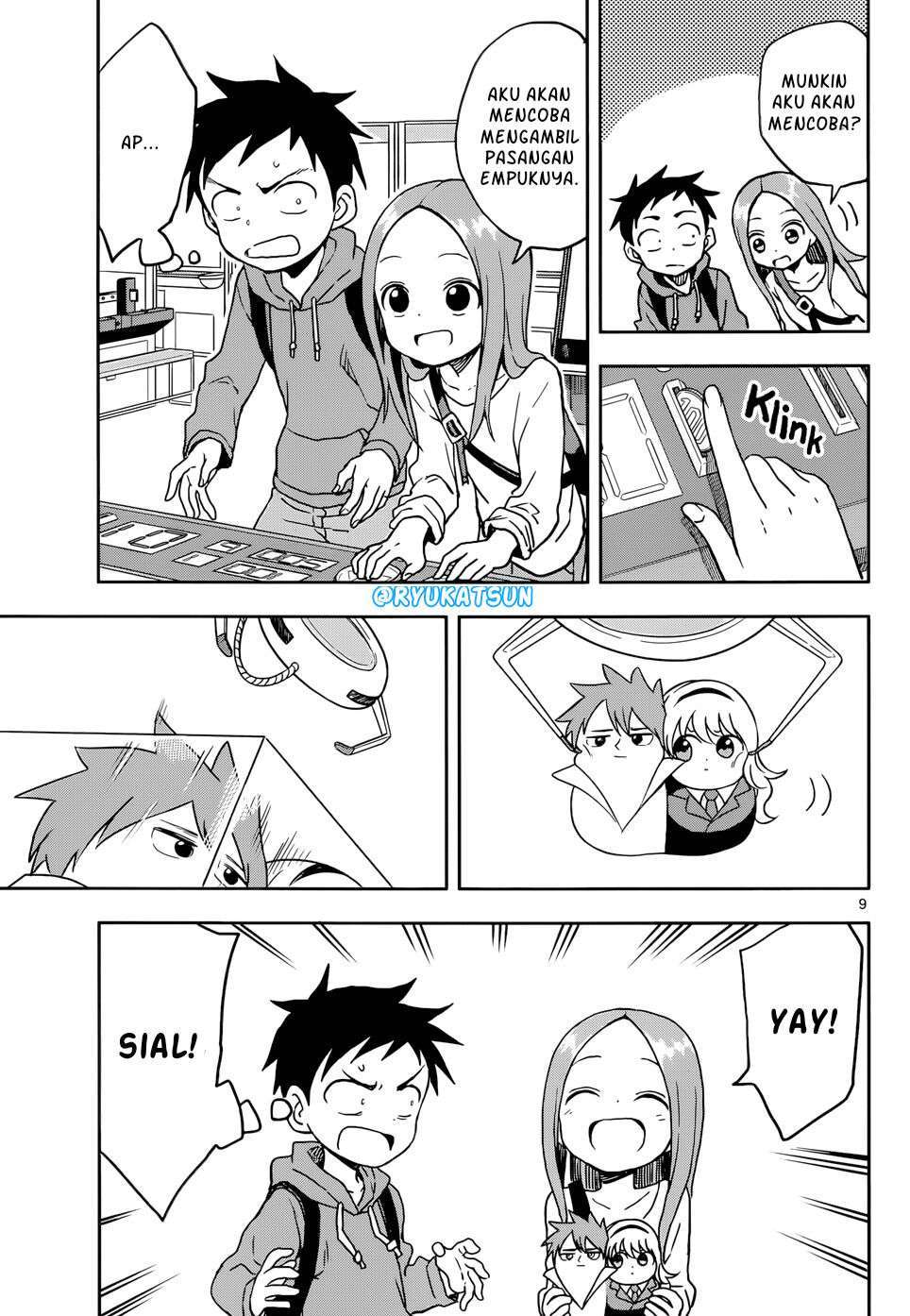 Karakai Jouzu no Takagi-san Chapter 106 Gambar 10