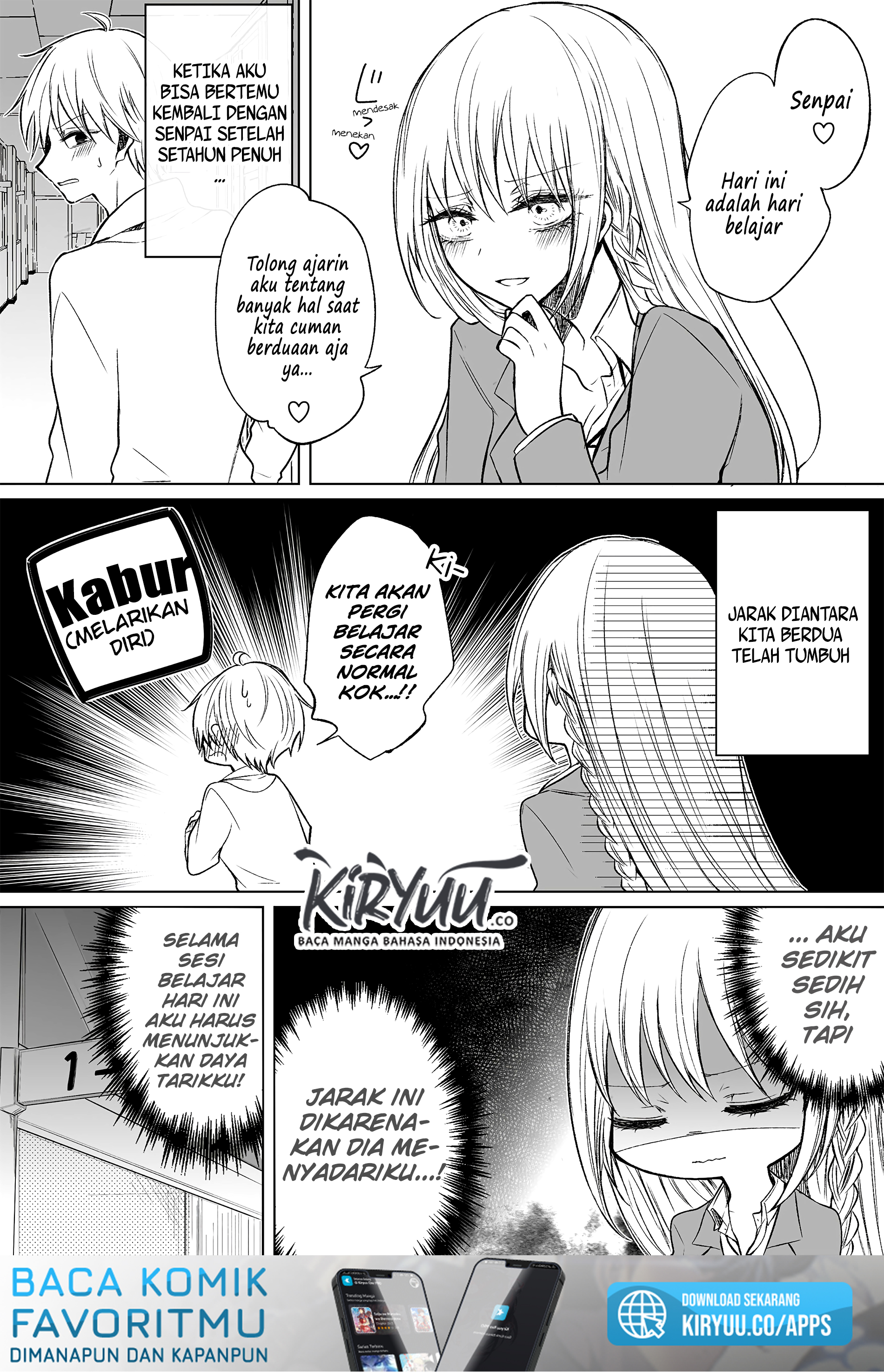 Baca Manga Ichizu de Bitch na Kouhai Chapter 53 Gambar 2