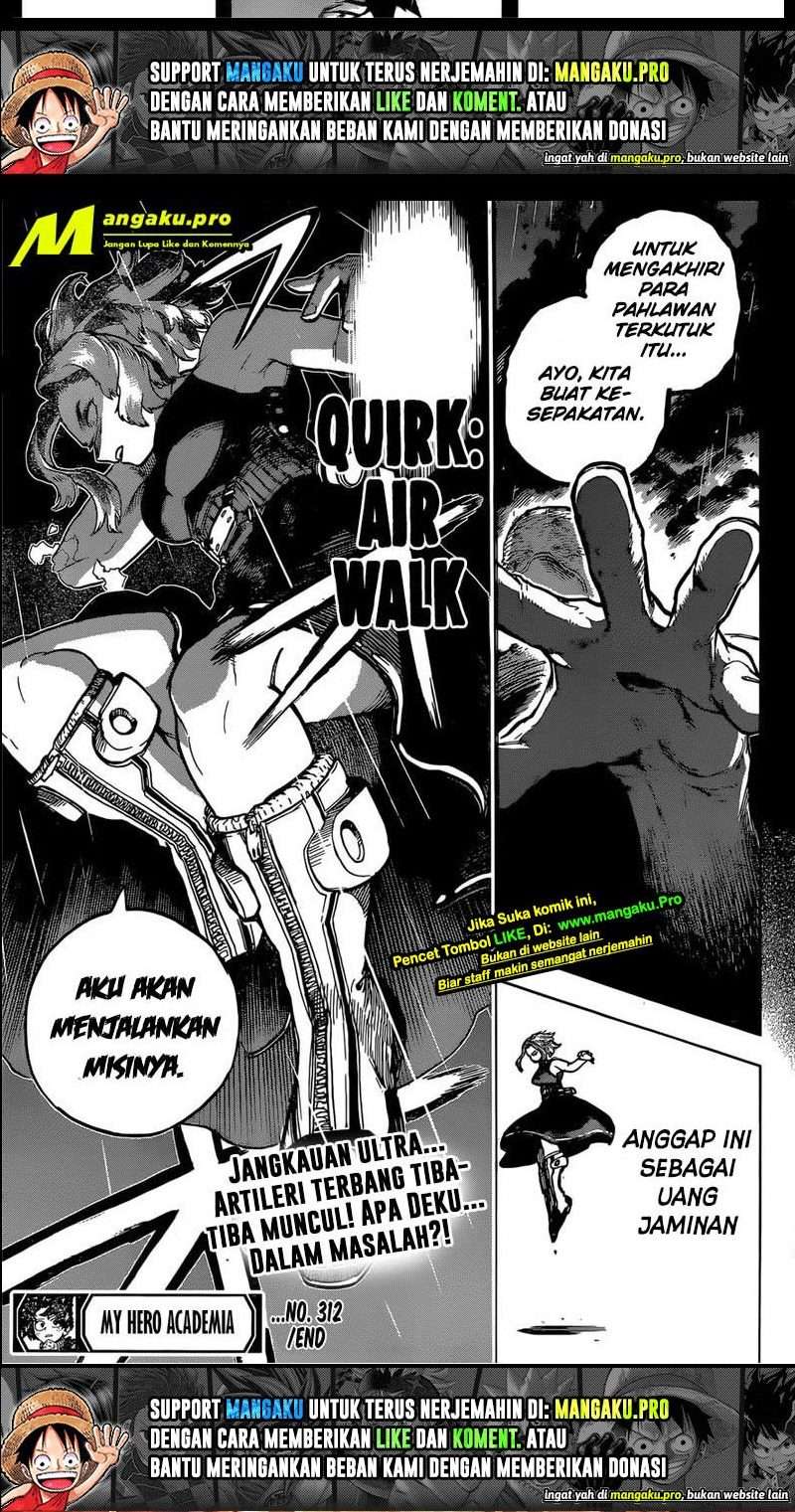 Boku no Hero Academia Chapter 312 Gambar 6