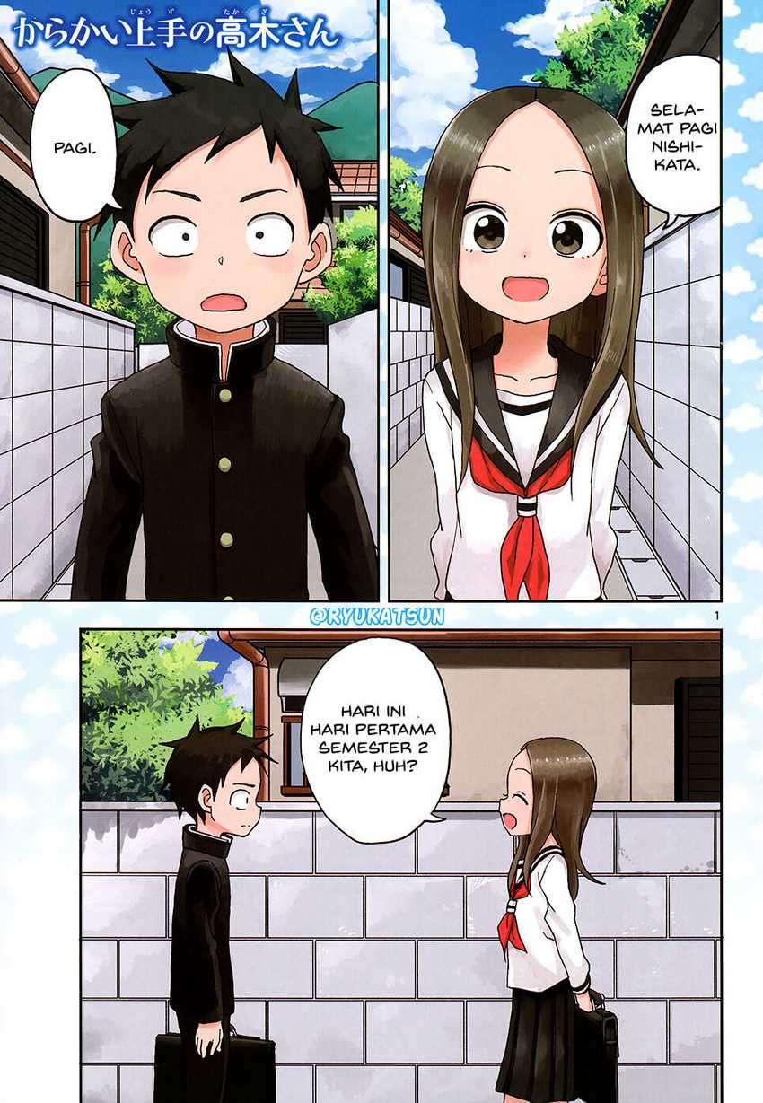 Karakai Jouzu no Takagi-san Chapter 107 Gambar 3