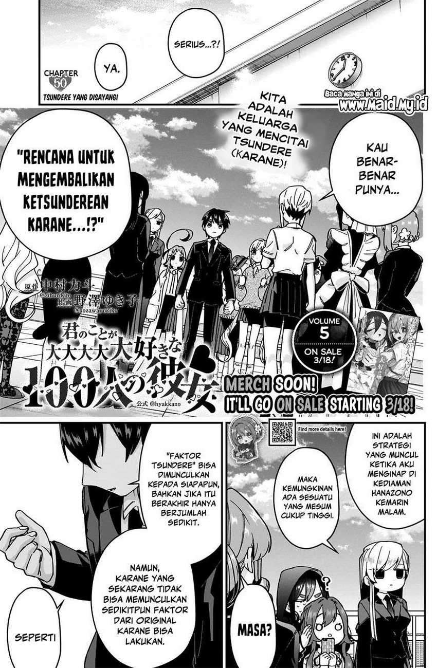 Kimi no Koto ga Dai Dai Dai Dai Daisuki na 100-ri no Kanojo Chapter 50 Gambar 3