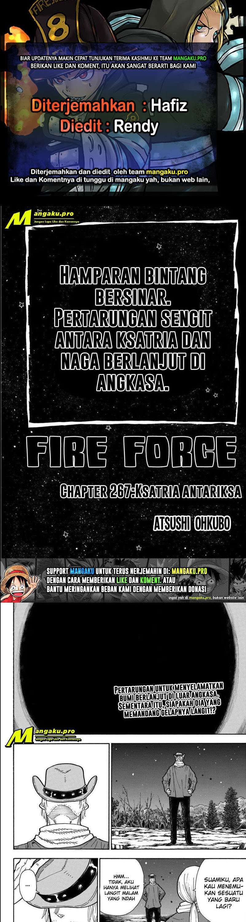 Baca Komik Fire Brigade of Flames Chapter 267 Gambar 1