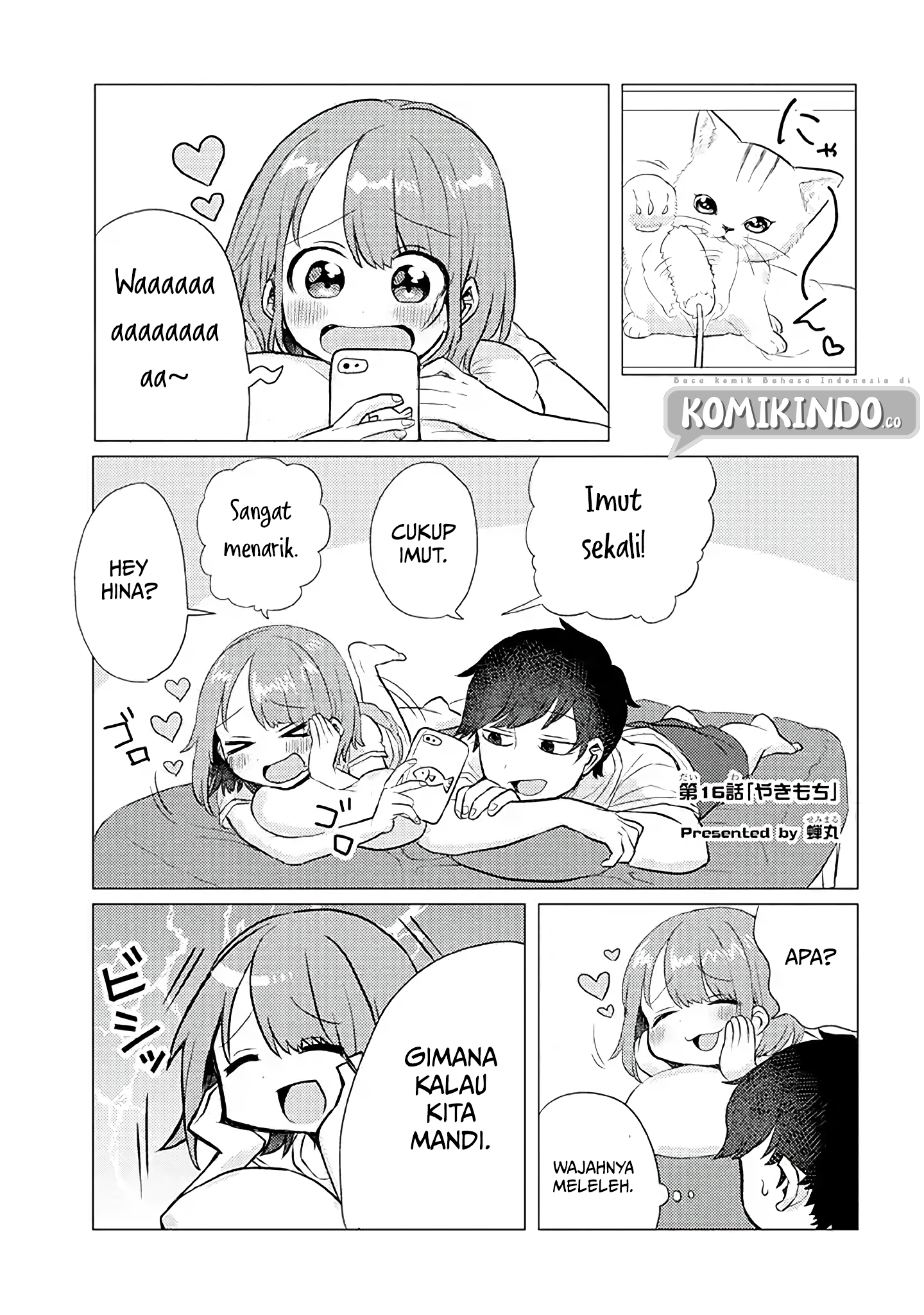 Baca Manga Girlfriend Who Absolutely Doesn’t Want to Take a Bath VS Boyfriend Who Absolutely Wants Her to Take a Bath Chapter 16 Gambar 2