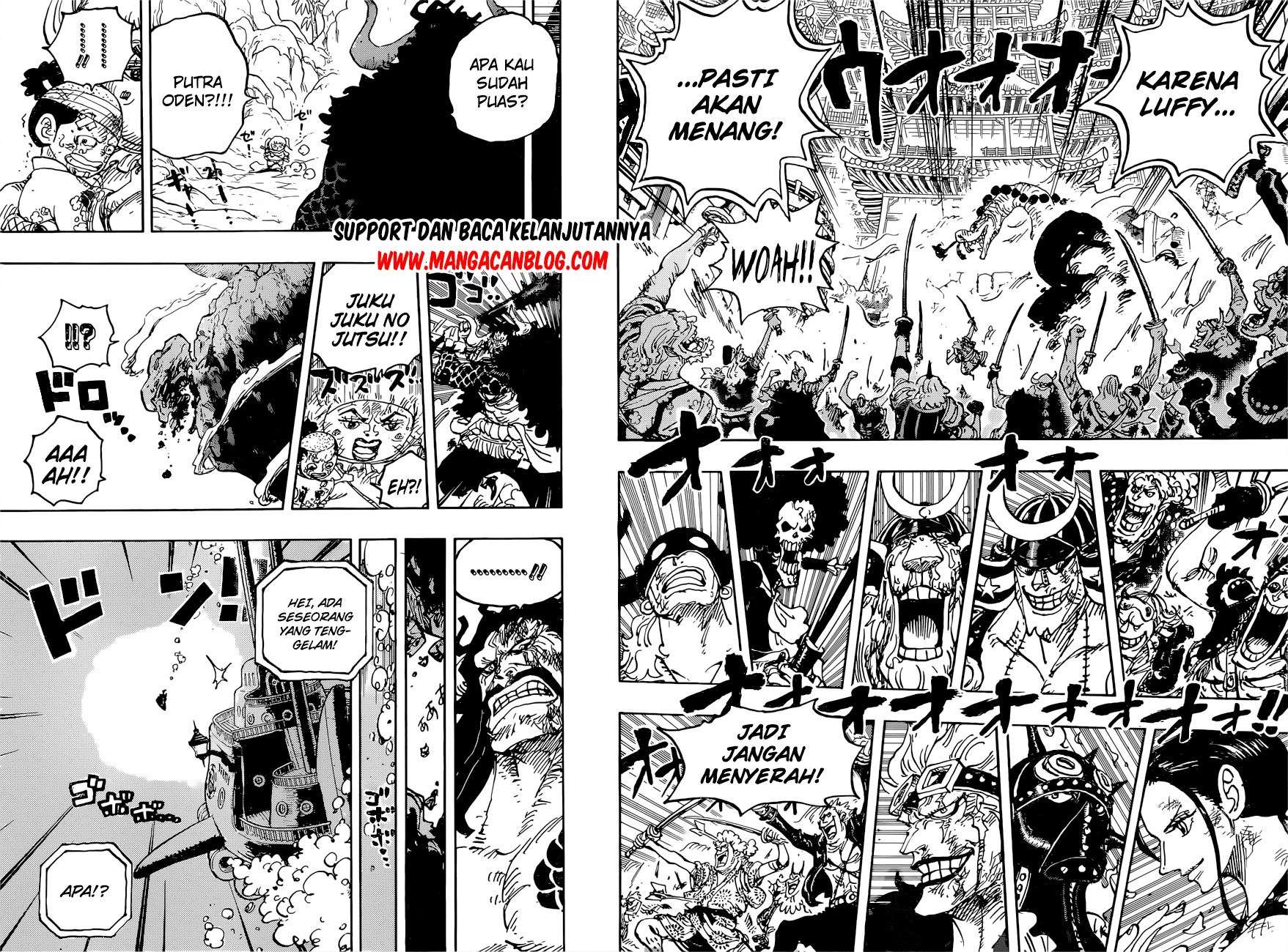 One Piece Chapter 1015 HD Gambar 13