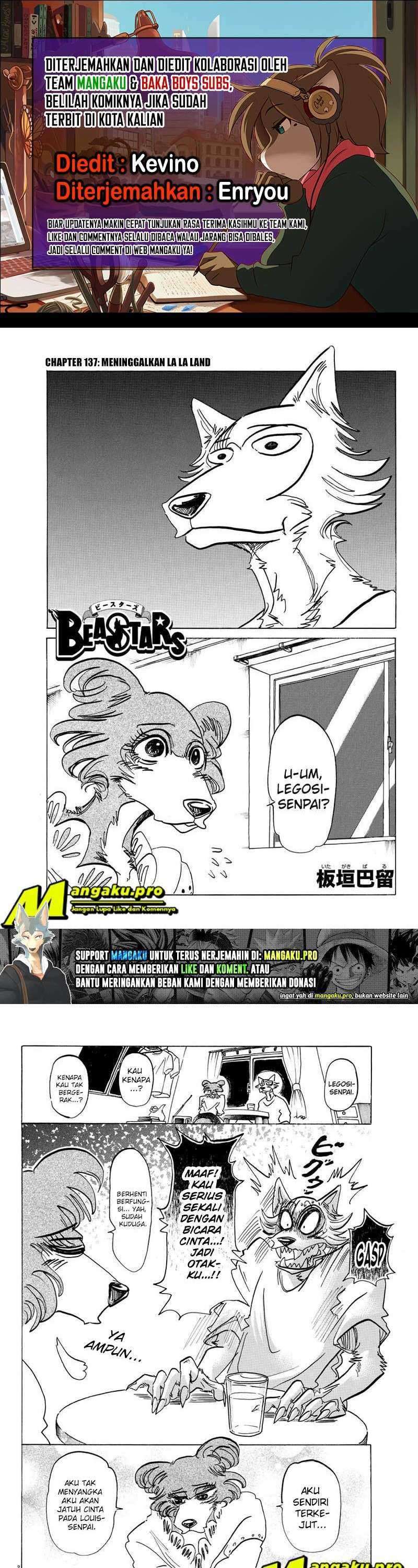 Baca Komik Beastars Chapter 137 Gambar 1