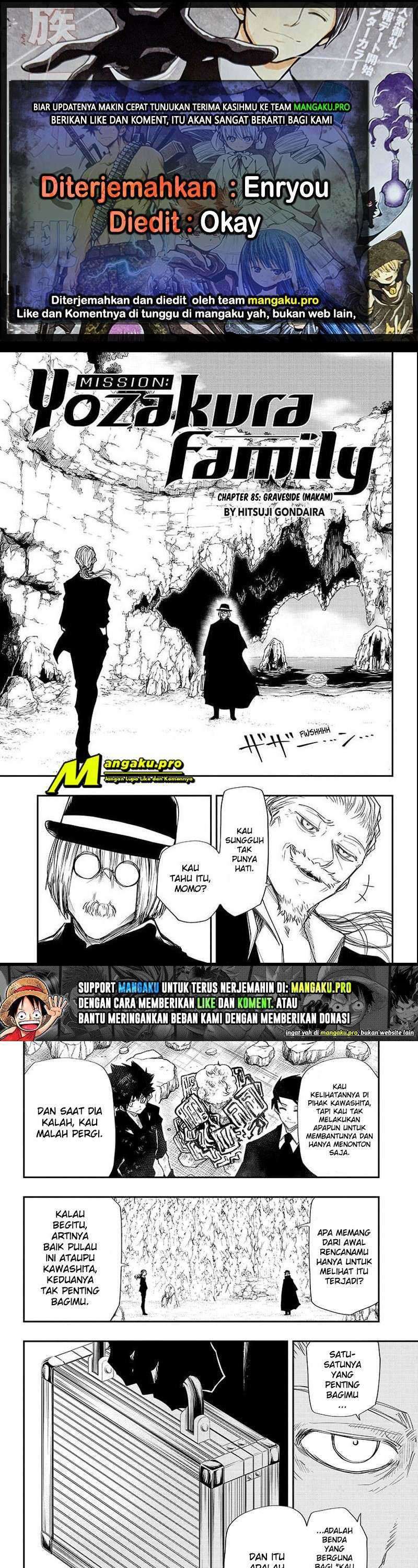 Baca Komik Mission: Yozakura Family Chapter 85 Gambar 1