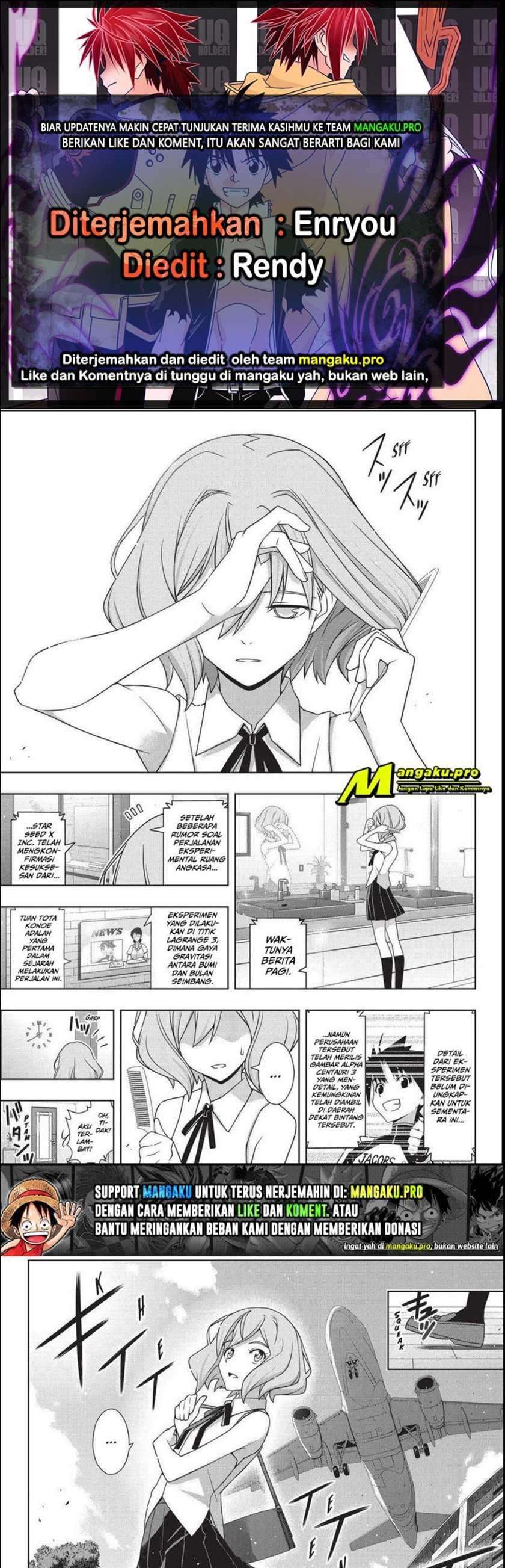 Baca Komik UQ Holder! Chapter 184.1 Gambar 1