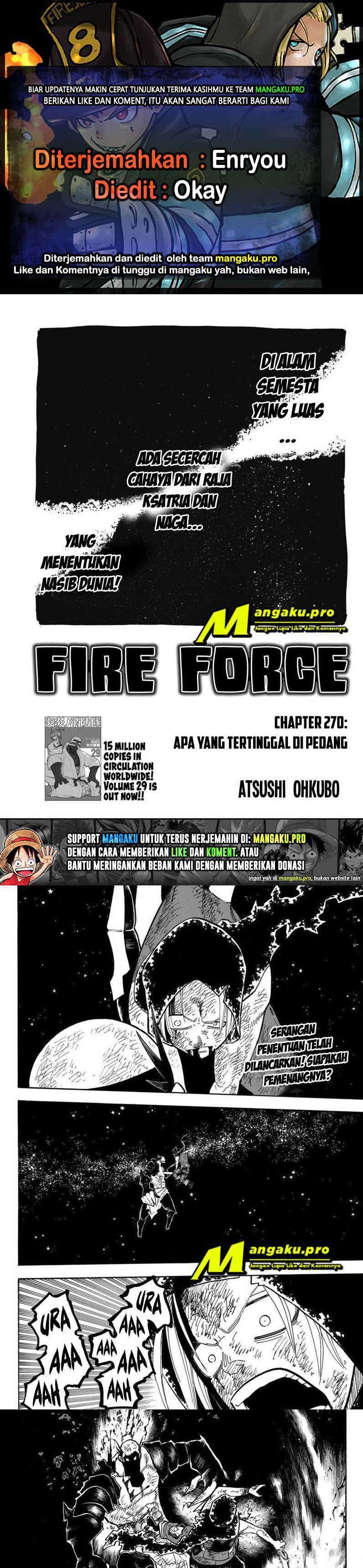 Baca Komik Fire Brigade of Flames Chapter 270 Gambar 1