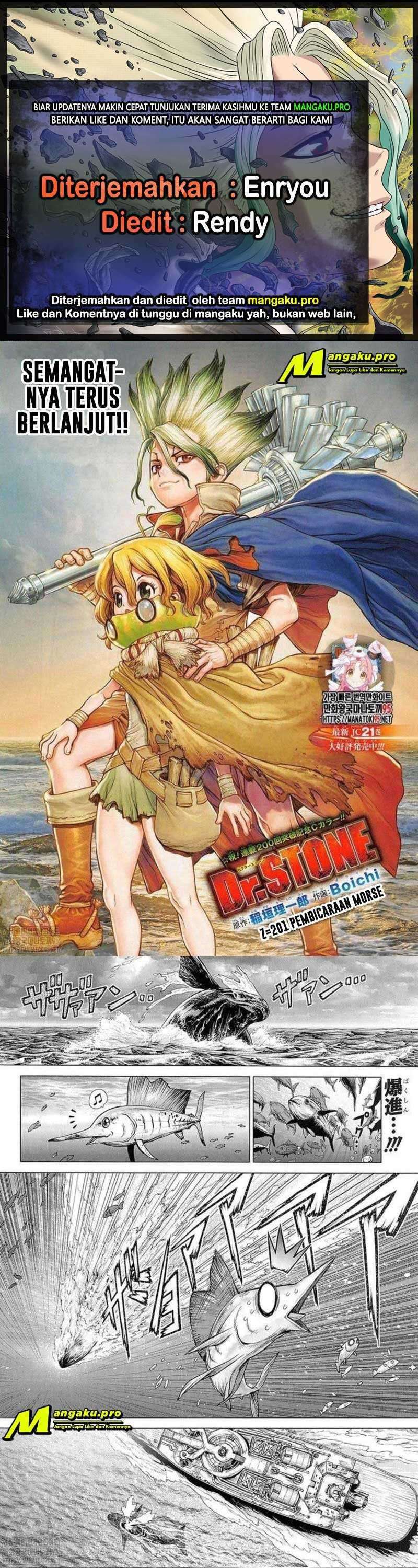 Baca Komik Dr. Stone Chapter 201 Gambar 1