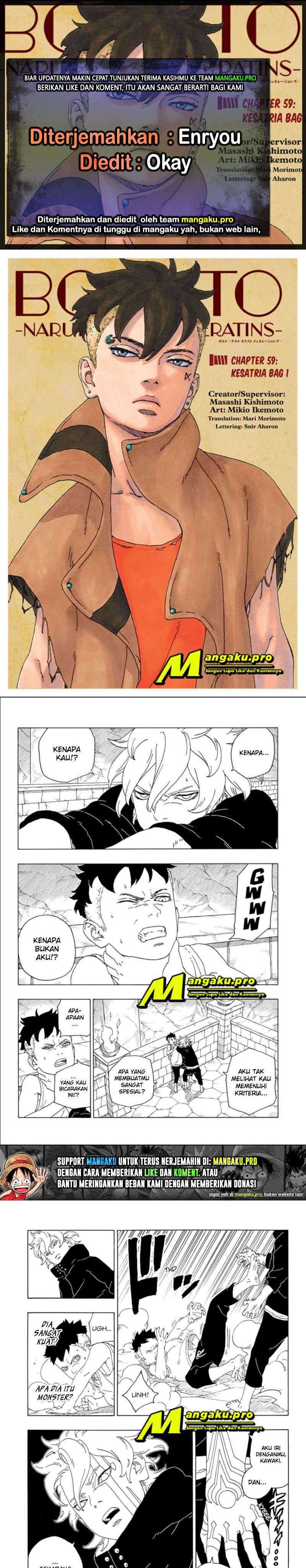 Baca Komik Boruto Chapter 59.1 Gambar 1