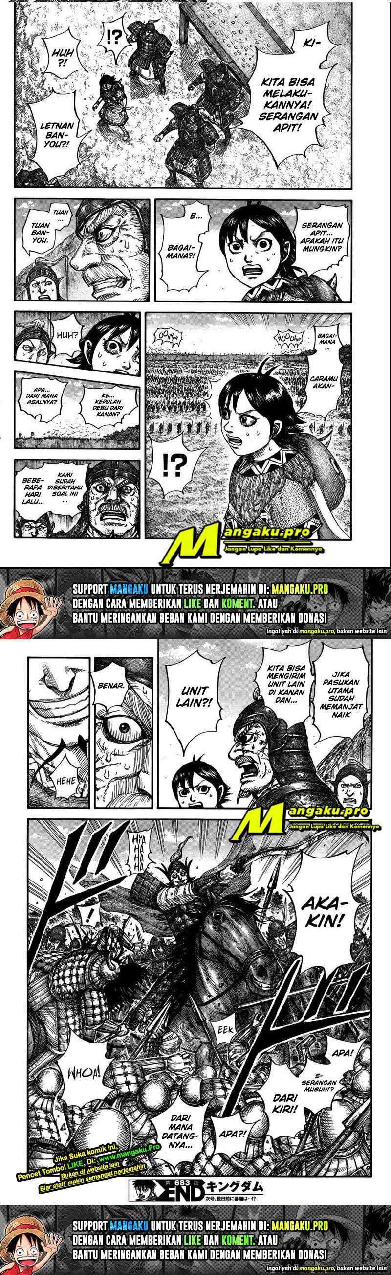 Kingdom Chapter 683 Gambar 6