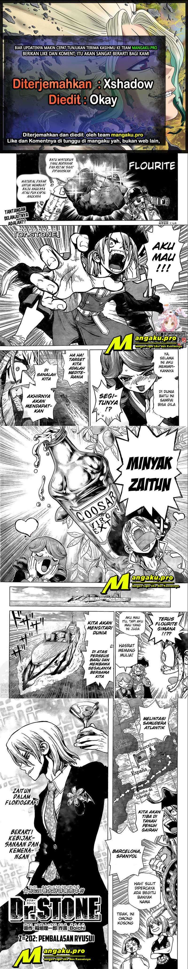 Baca Komik Dr. Stone Chapter 202 Gambar 1