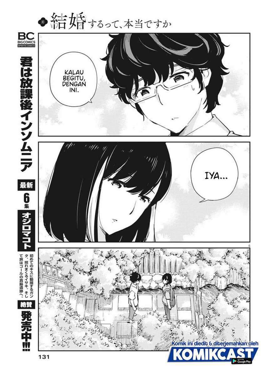 Kekkon Surutte, Hontou Desu Ka? Chapter 38 Gambar 6