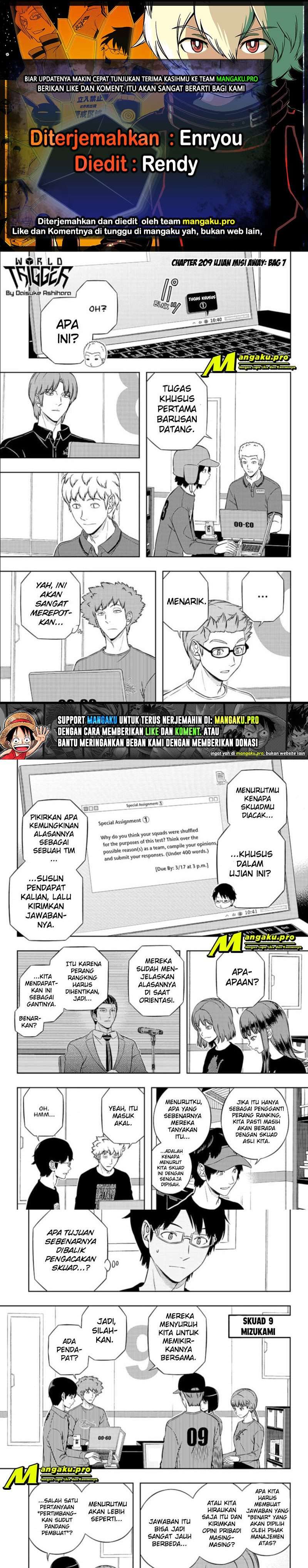 Baca Komik World Trigger Chapter 209 Gambar 1