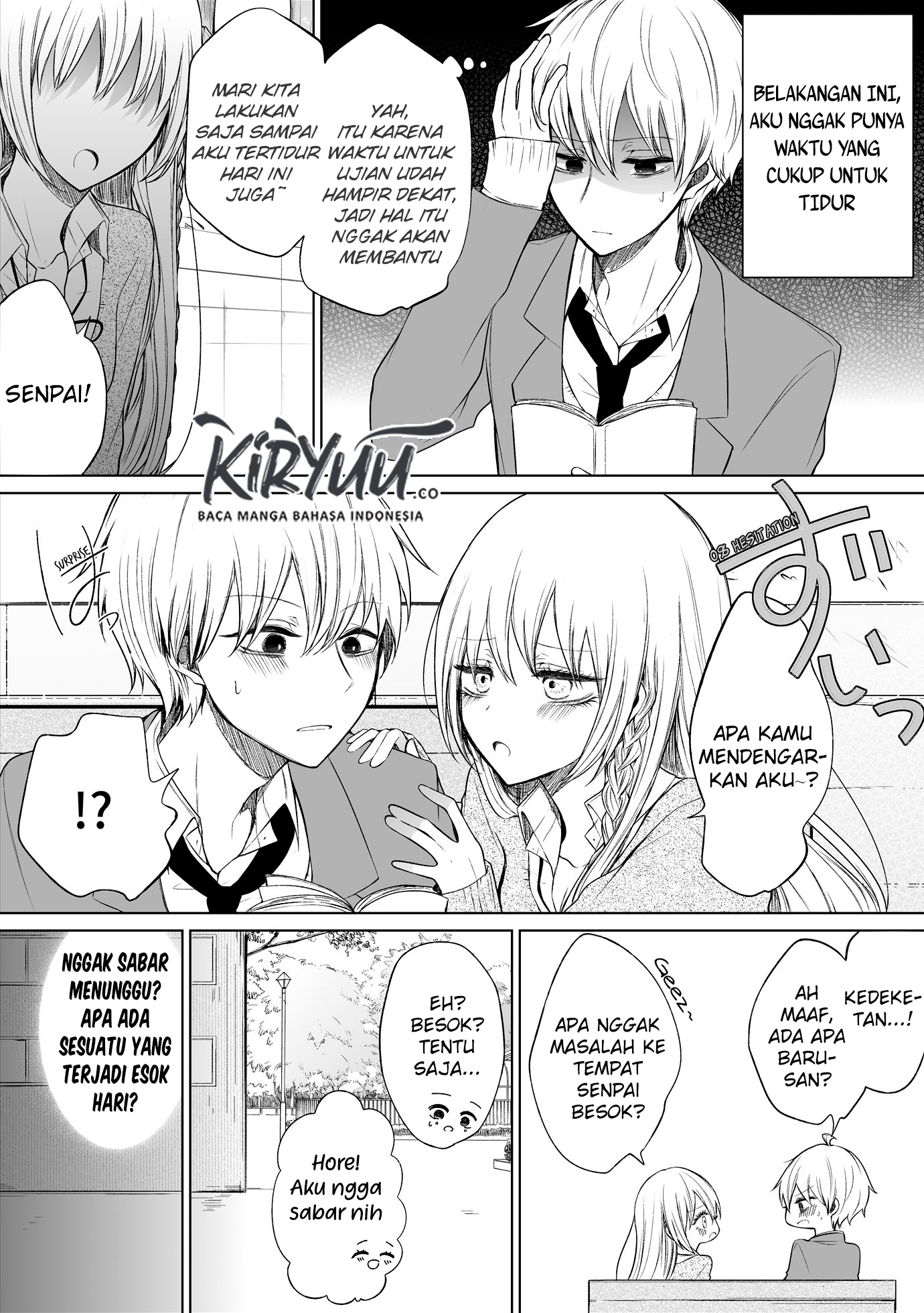Baca Manga Ichizu de Bitch na Kouhai Chapter 55 Gambar 2