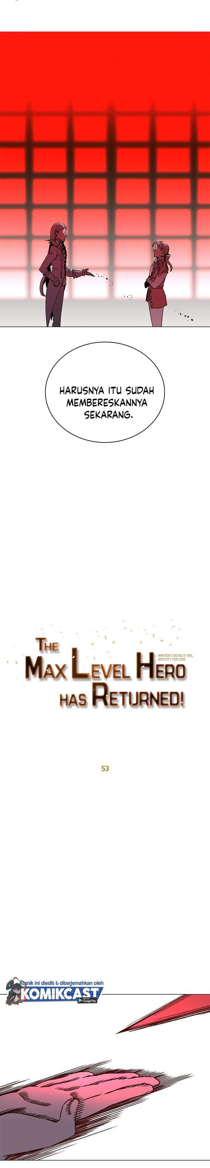 The MAX leveled hero will return! Chapter 53 Gambar 17