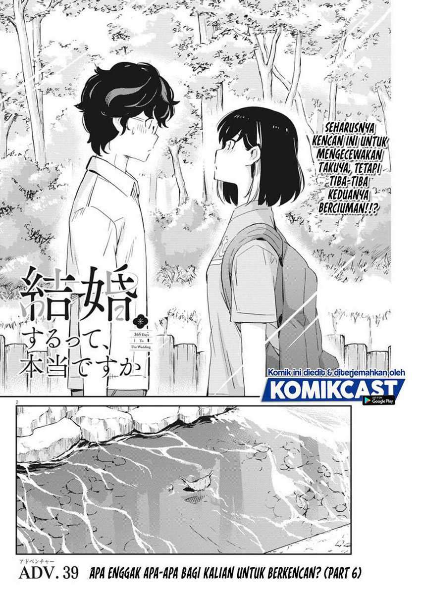 Kekkon Surutte, Hontou Desu Ka? Chapter 39 Gambar 3