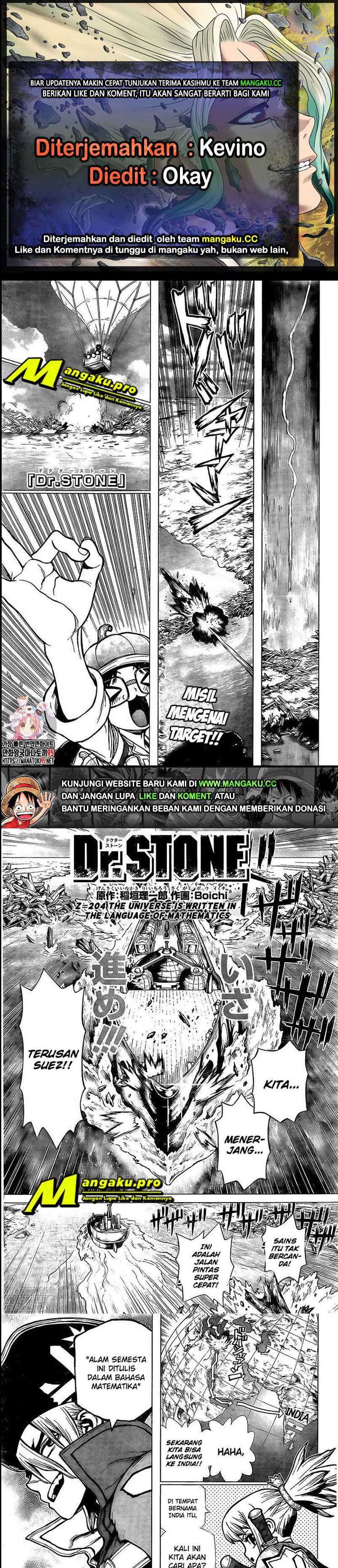 Baca Komik Dr. Stone Chapter 204 Gambar 1