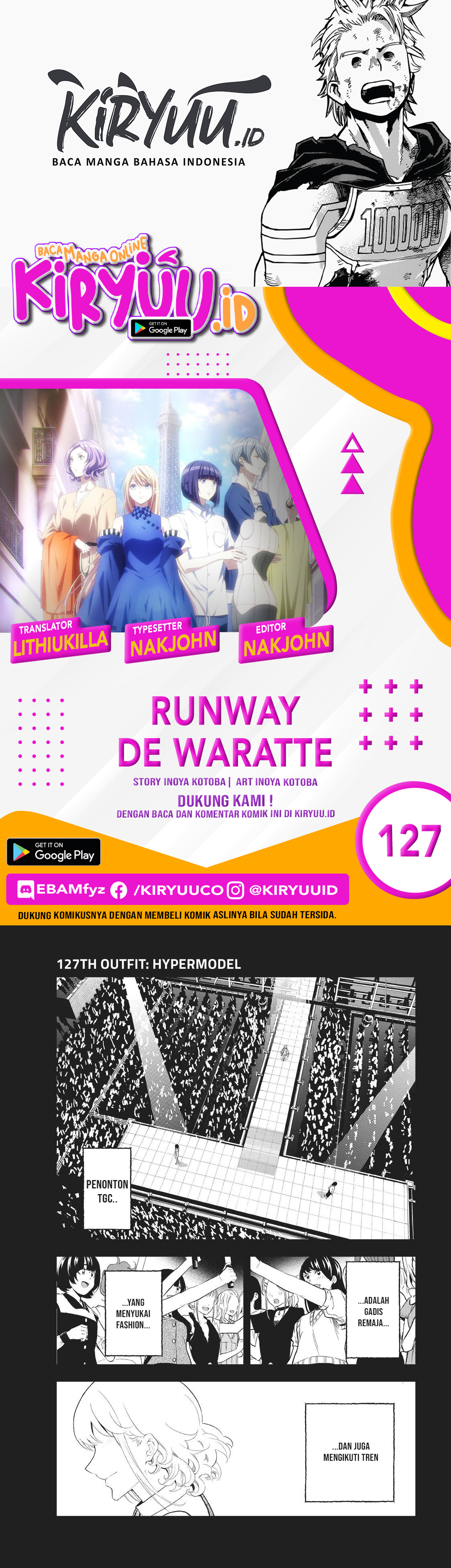 Baca Komik Runway de Waratte Chapter 127 Gambar 1