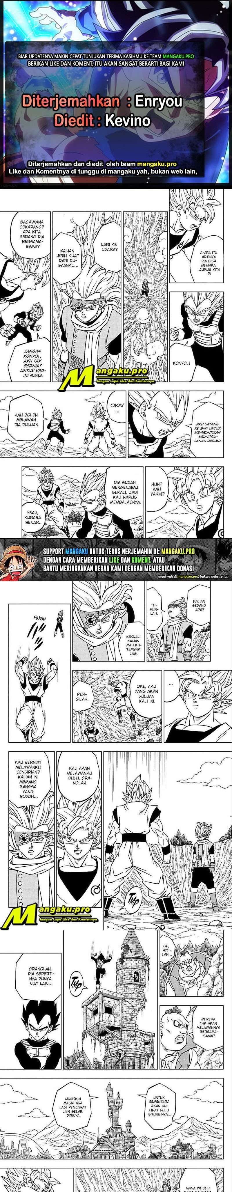 Baca Komik Dragon Ball Super Chapter 72.2 Gambar 1