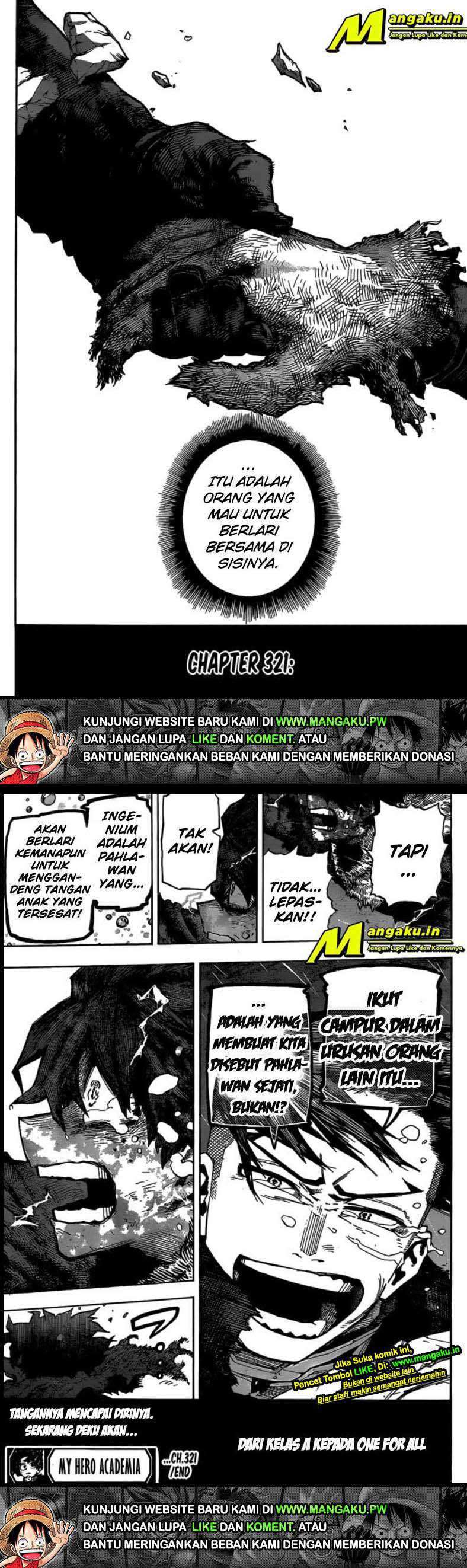 Boku no Hero Academia Chapter 321 Gambar 8