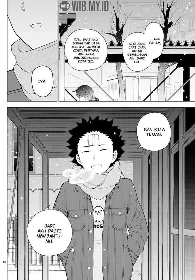 Hatsukoi Zombie Chapter 128 Gambar 19