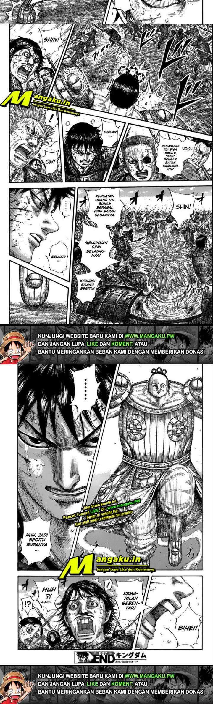 Kingdom Chapter 687 Gambar 7