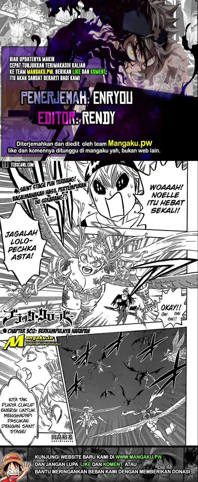 Baca Komik Black Clover Chapter 302 Gambar 1