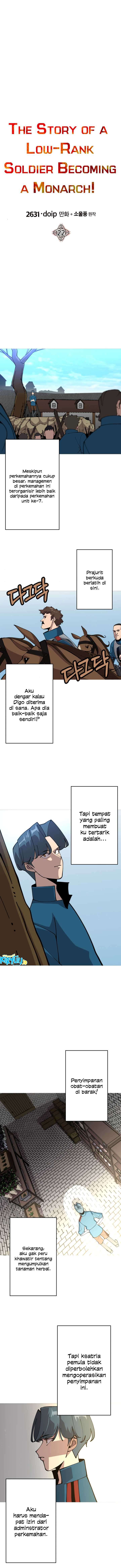 Baca Manhwa The Story of a Low-Rank Soldier Becoming a Monarch Chapter 22 Gambar 2