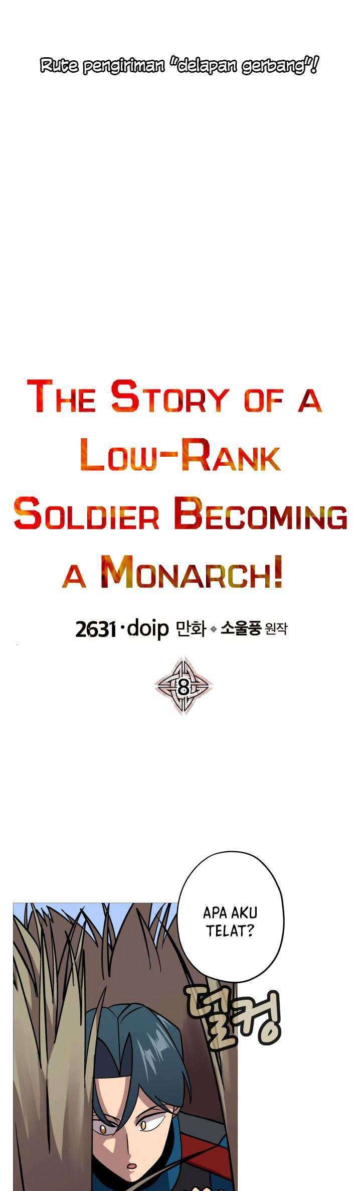 The Story of a Low-Rank Soldier Becoming a Monarch Chapter 8 Gambar 8