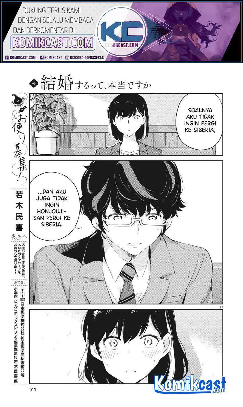 Kekkon Surutte, Hontou Desu Ka? Chapter 40 Gambar 18