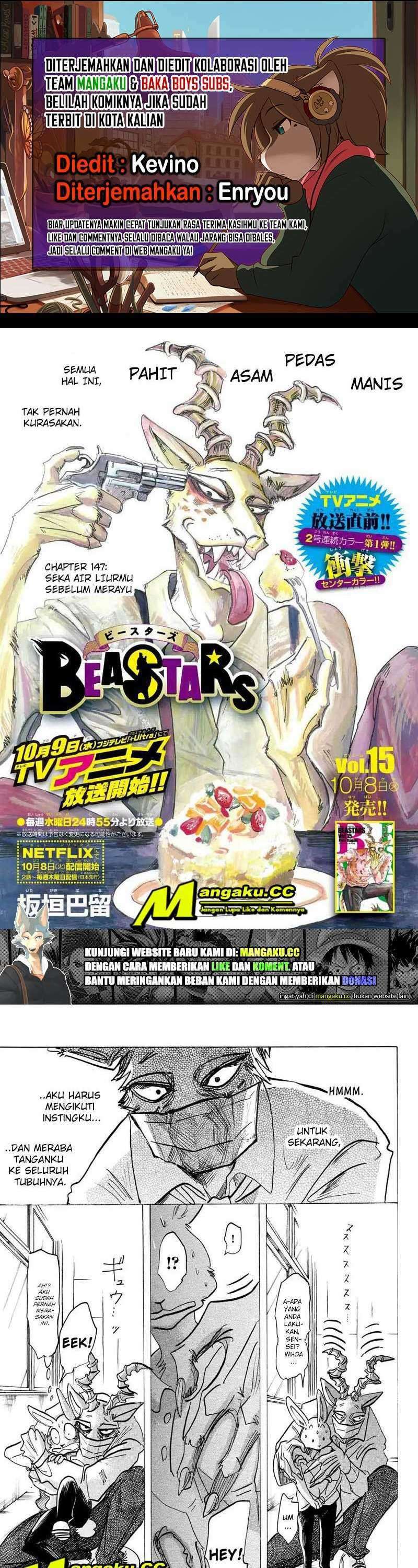 Baca Komik Beastars Chapter 147 Gambar 1