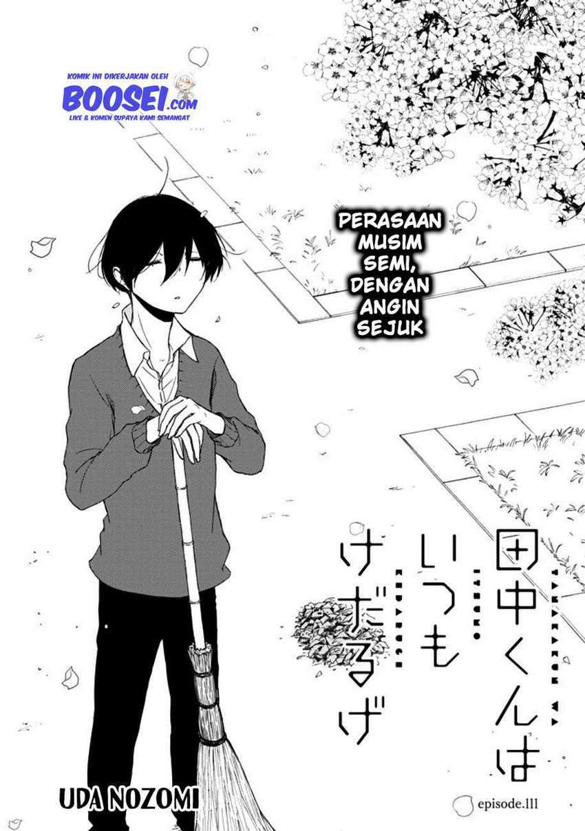 Tanaka-kun wa Itsumo Kedaruge Chapter 111 Gambar 3