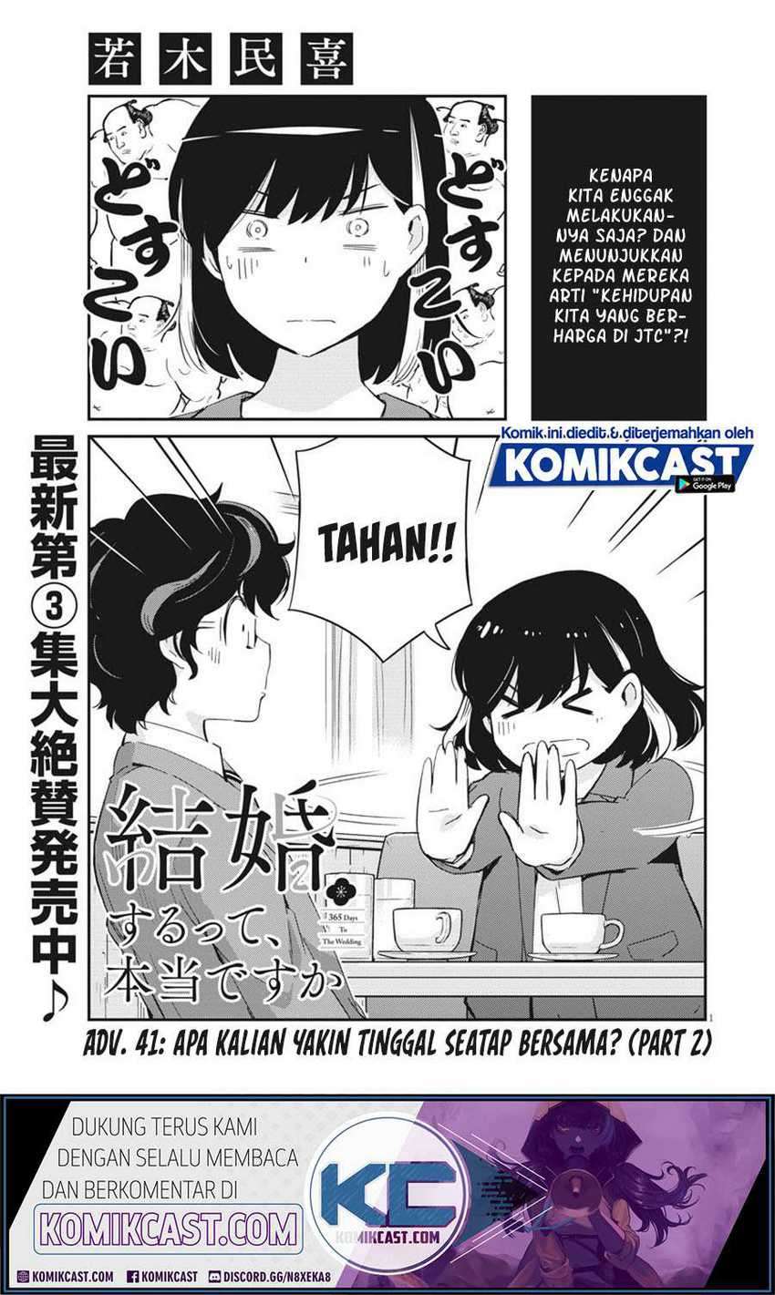 Baca Manga Kekkon Surutte, Hontou Desu Ka? Chapter 41 Gambar 2