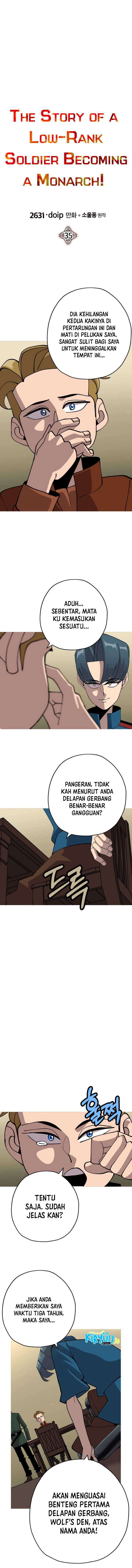 The Story of a Low-Rank Soldier Becoming a Monarch Chapter 35 Gambar 3