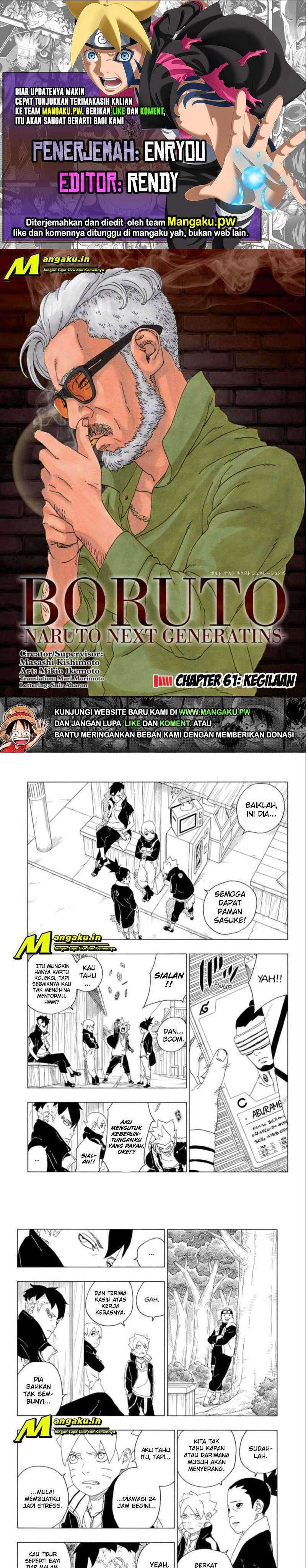 Baca Komik Boruto Chapter 61.1 Gambar 1