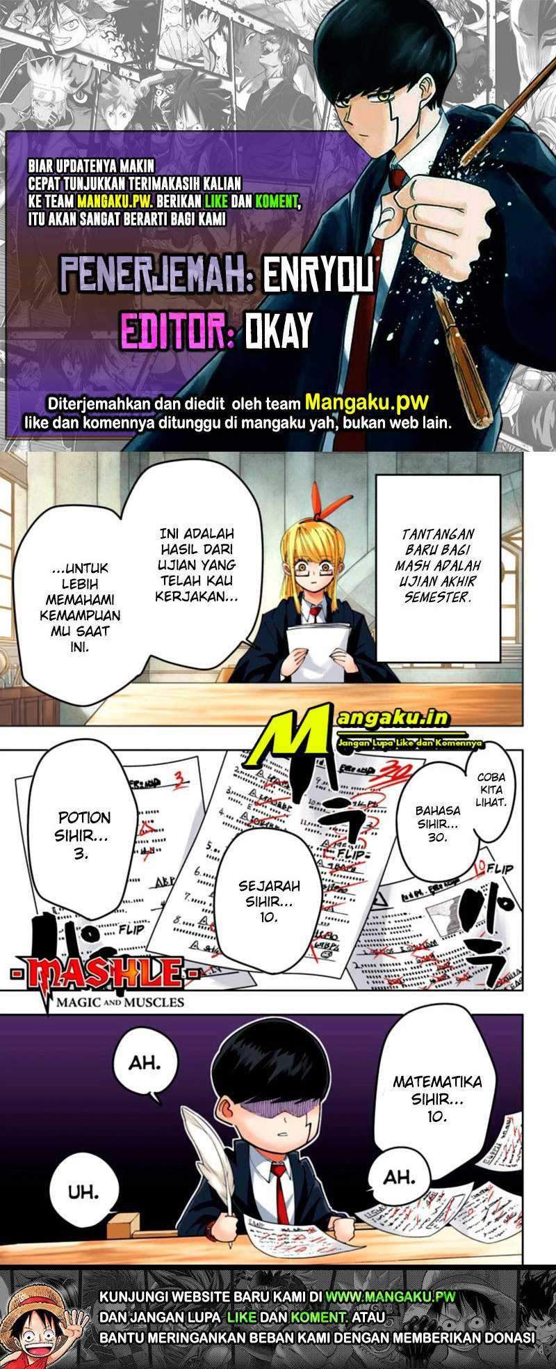 Baca Komik Mashle: Magic and Muscles Chapter 74 Gambar 1