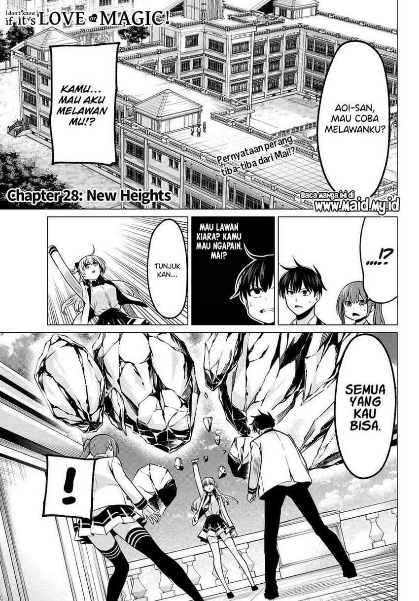 Koi ka Mahou ka Wakaranai! Chapter 28 Gambar 3