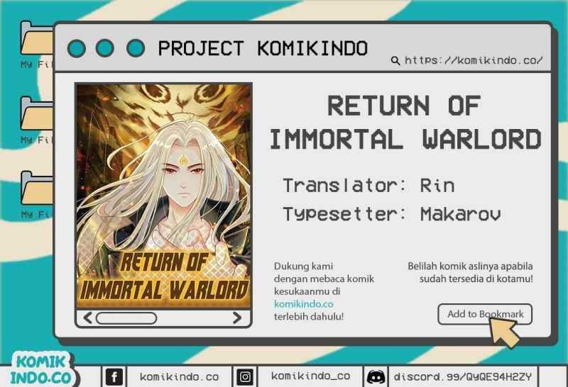 Baca Komik Return of Immortal Warlord Chapter 3 Gambar 1