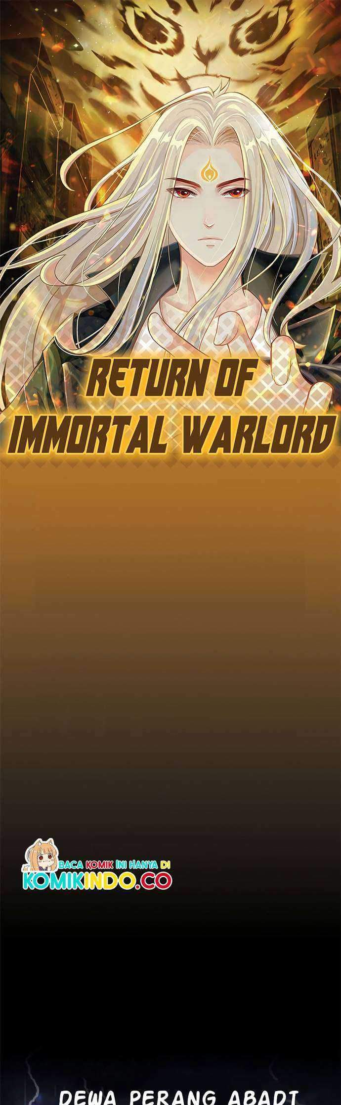 Baca Manhua Return of Immortal Warlord Chapter 00 - prolog Gambar 2