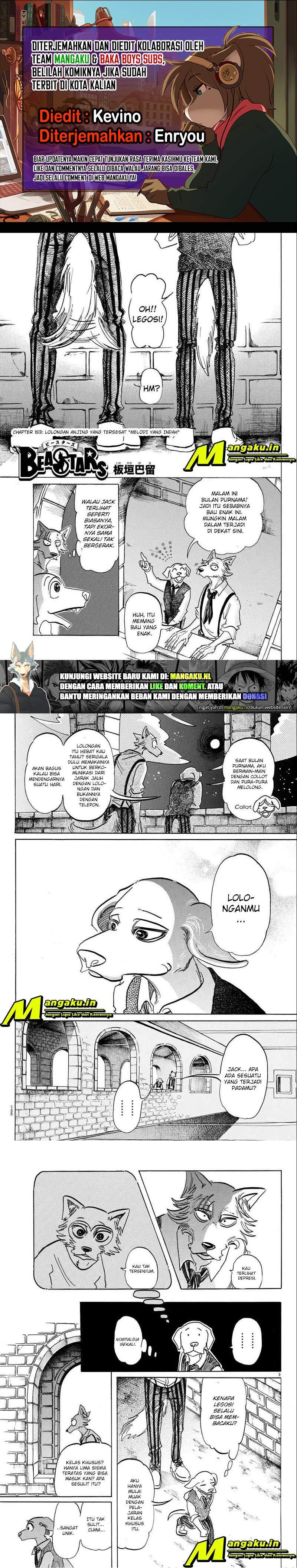 Baca Komik Beastars Chapter 153 Gambar 1