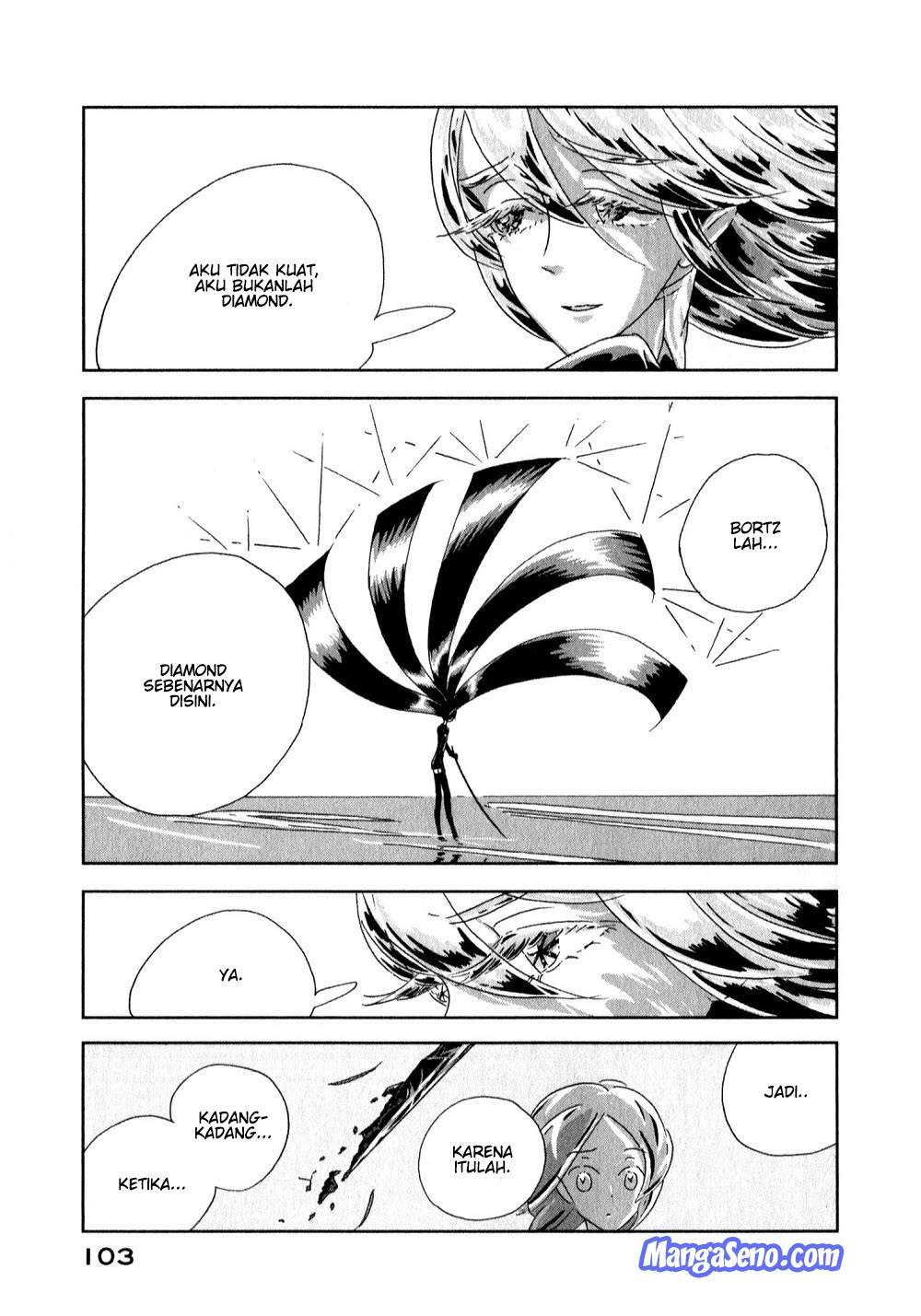 Houseki no Kuni Chapter 3 Gambar 34