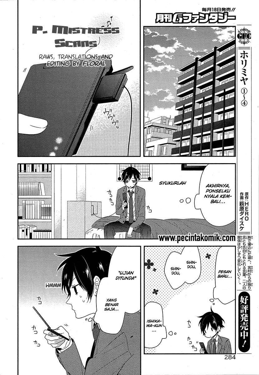 Horimiya Chapter 34 Gambar 17